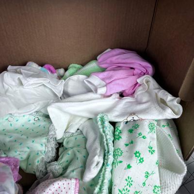 Box Full of Doll Clothes 