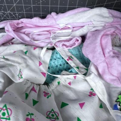 Box Full of Doll Clothes 