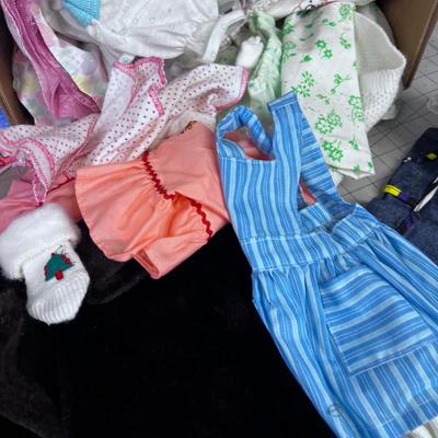 Box Full of Doll Clothes 
