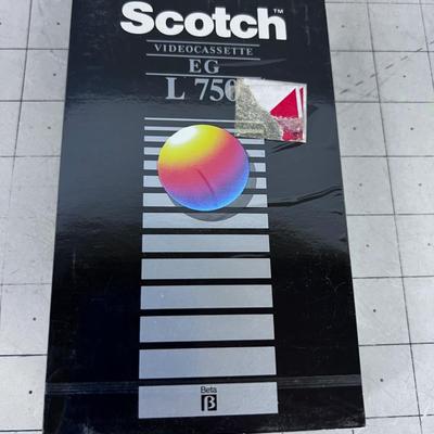 4 Sealed Old Stock BETA MAX Video Tapes 