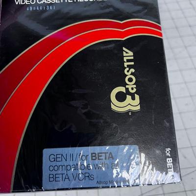 4 Sealed Old Stock BETA MAX Video Tapes 
