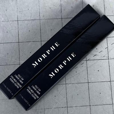 (2) Morphe Felt Tip Liquid Liner, NEW Ink 