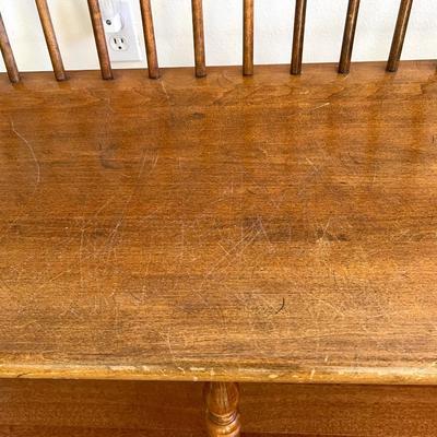 ETHAN ALLEN Windsor Style Maple Bench