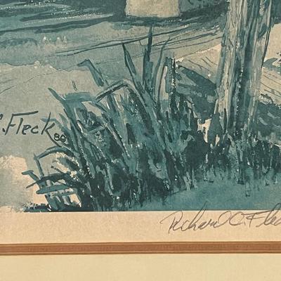 RC FLECK Signed & Numbered Bayou Liberty Bridge