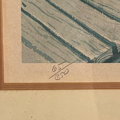 RC FLECK Signed & Numbered Bayou Liberty Bridge
