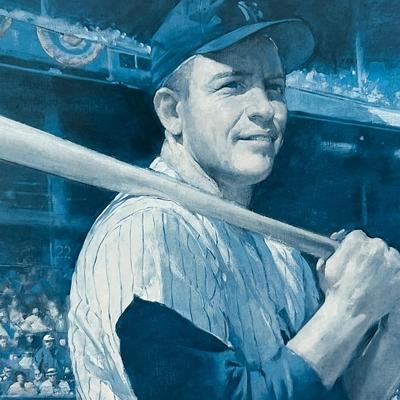 Mickey Mantle NO. 7 Yankees Wall Art