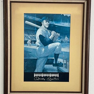 Mickey Mantle NO. 7 Yankees Wall Art
