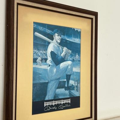 Mickey Mantle NO. 7 Yankees Wall Art