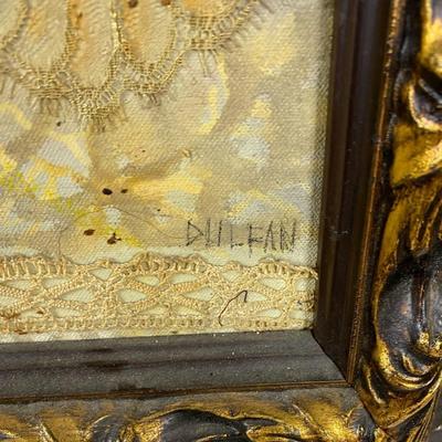 Lucien Dulfan "Reflection,2000" Mixed media canvas