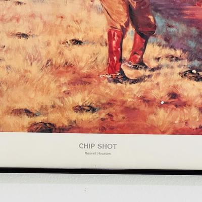 Russell Houston Paintings & Artwork â€˜Chip Shotâ€™