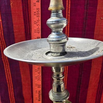 Vintage Glass & Metal Hookah
