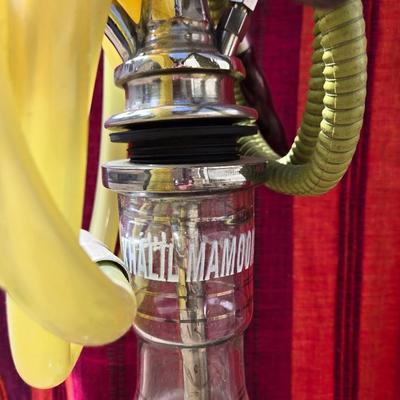 Vintage Glass & Metal Hookah
