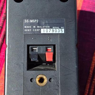 (3) Sony Small Speakers