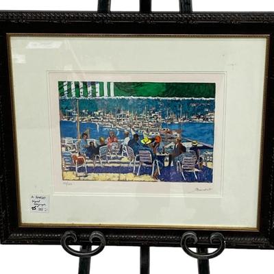 Signed and Numbered Andre Bardet "Aux Baleare"?? 173/350