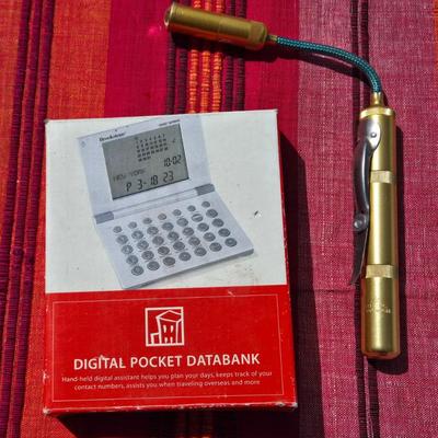 Digital Pocket Databank and Clip on Light