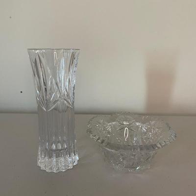 Two Cut Glass Items