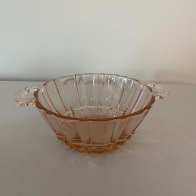 Lot of Vintage Pink Depression Glassware
