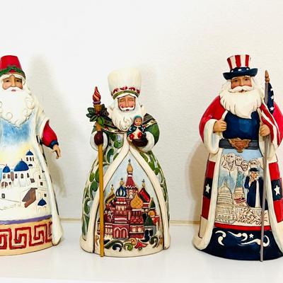 Jim Shore Heartwood Collection Of Three