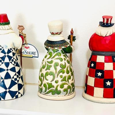 Jim Shore Heartwood Collection Of Three