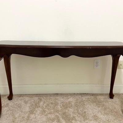 Dark Cherry Sofa Table~ Read Details
