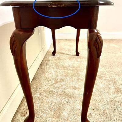 Dark Cherry Sofa Table~ Read Details