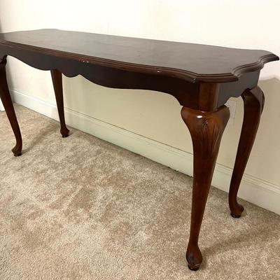 Dark Cherry Sofa Table~ Read Details