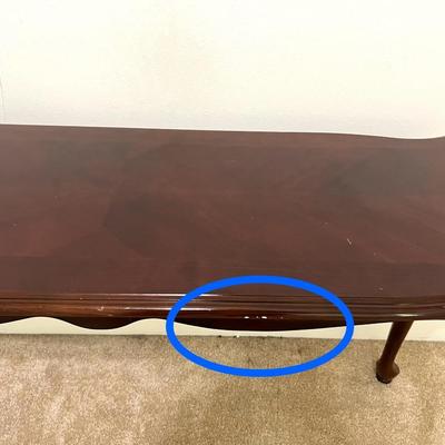 Dark Cherry Sofa Table~ Read Details