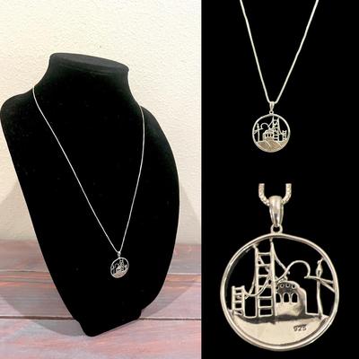 ..925 San Francisco Cityscape Necklace
