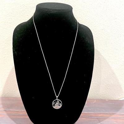 ..925 San Francisco Cityscape Necklace