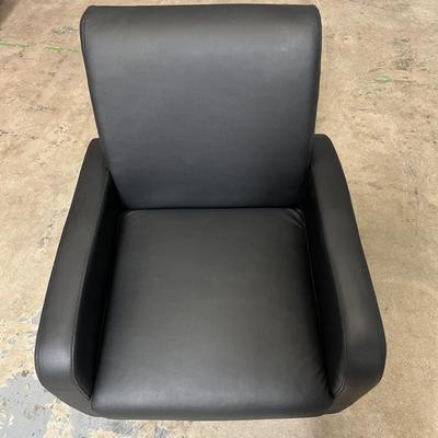Leather Armchair - Black