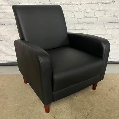 Leather Armchair - Black