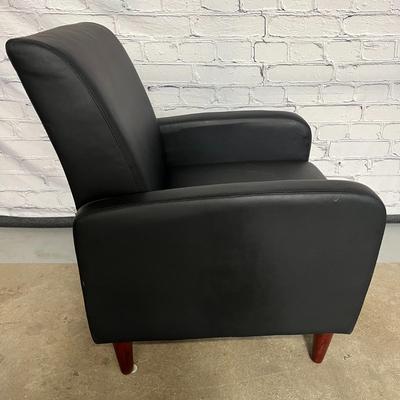 Leather Armchair - Black