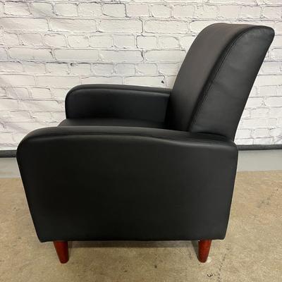 Leather Armchair - Black