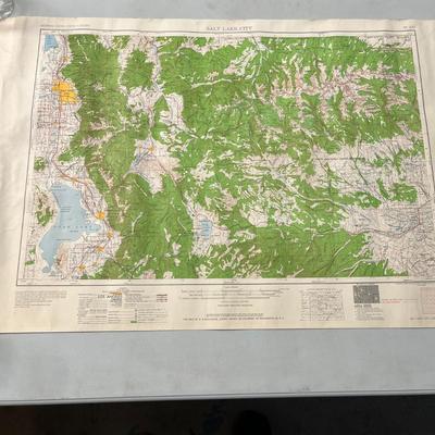 Salt Lake City Map Utah