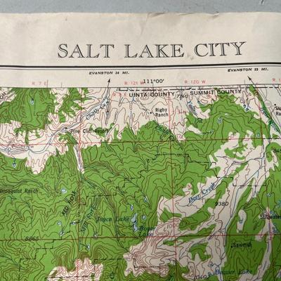 Salt Lake City Map Utah