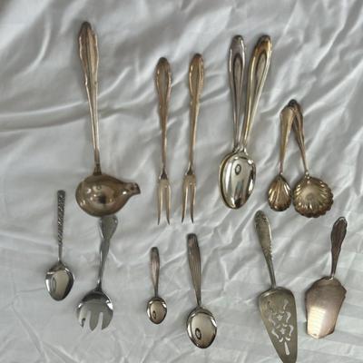 silver serving pieces