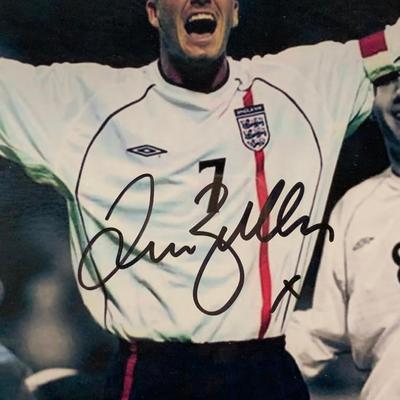 Signed Photograph of DAvid Beckham