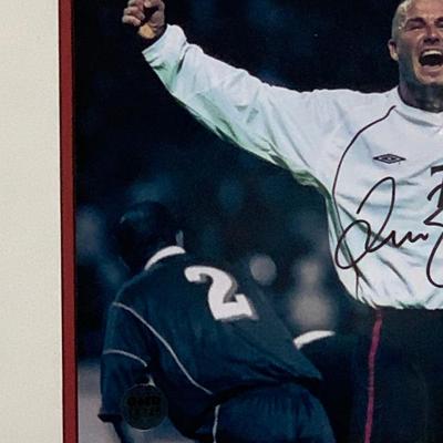 Signed Photograph of DAvid Beckham