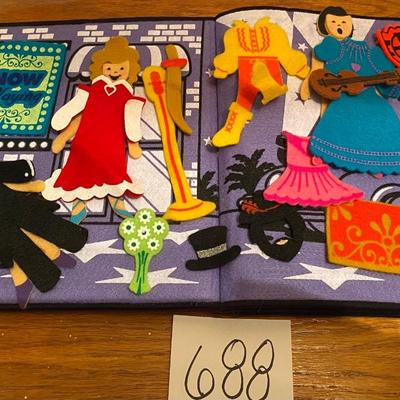 Felt Dolls and Book