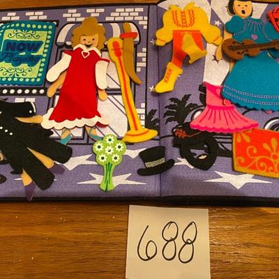 Felt Dolls and Book