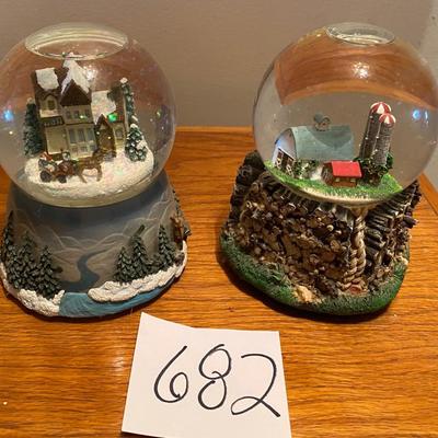 Musical Snow Globes