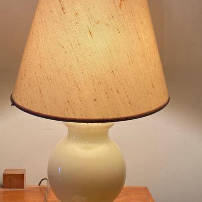 Cream Colored Lamp