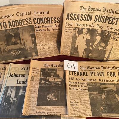 1963 Kennedy Newspapers