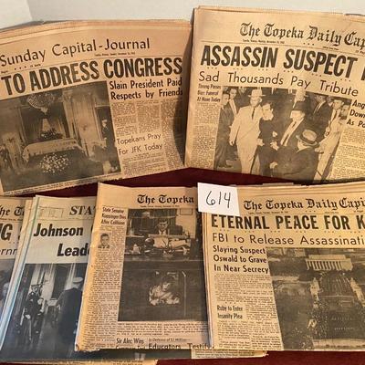1963 Kennedy Newspapers
