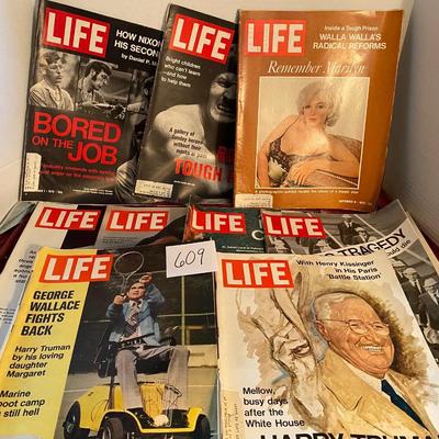 Vintage 1972 Life Magazines