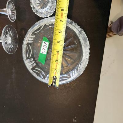 Lot of 5 Waterford & Galway Crystal Glass