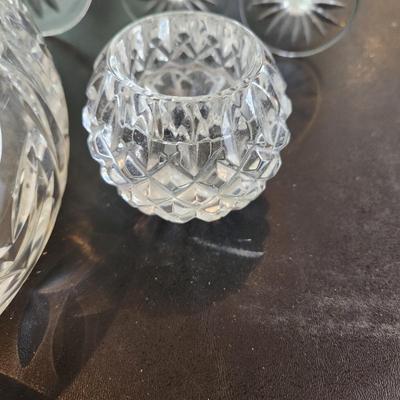 Lot of 5 Waterford & Galway Crystal Glass
