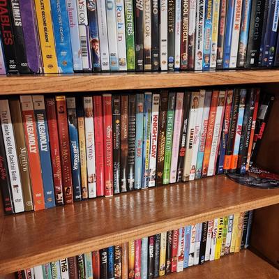 Lot of 5 Shelves DVD Movies