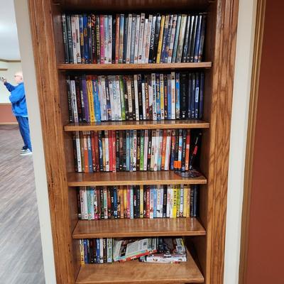 Lot of 5 Shelves DVD Movies
