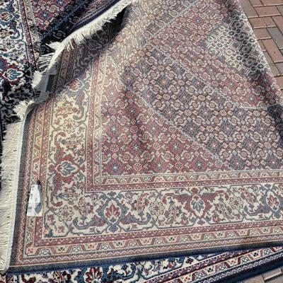 2 Persian styled rugs 1 large 1 smaller
